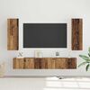 vidaXL TV-Schrankset Wandmontiert 5 pcs Altholz Holzwerkstoff