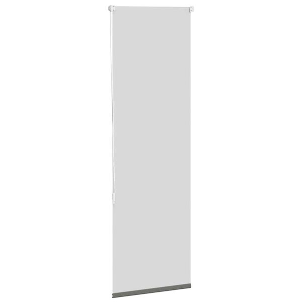 vidaXL Verdunkelungsrollo Grau 45x150 cm Stoffbreite 40,7 cm Polyester