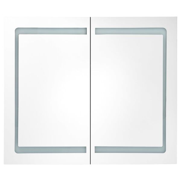 vidaXL LED-Spiegelschrank 80x12,2x68 cm