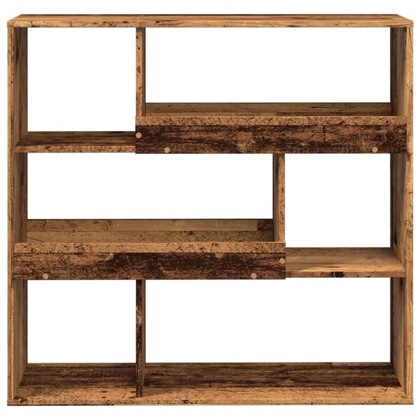 vidaXL Raumteiler Altholz-Optik 100x33x94,5 cm Holzwerkstoff