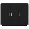 vidaXL Sideboard Schwarz Eichen-Optik 92 x 35 x 75 cm Holzwerkstoff