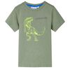 Kinder-Kurzarmshirt Helles Khaki 104