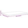vidaXL Regalbrett 4 pcs Schwarz 60 x 40 x 1,5 cm Holzwerkstoff