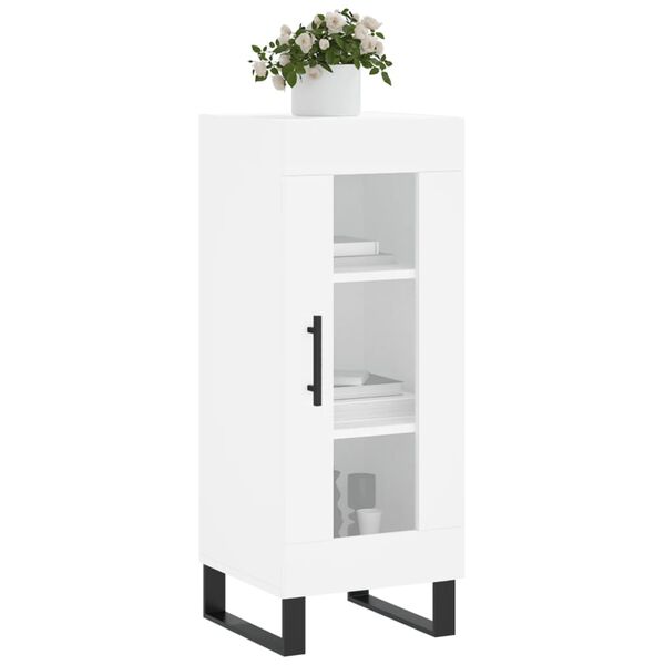 vidaXL Sideboard Wei&szlig; 34,5x34x90 cm Holzwerkstoff