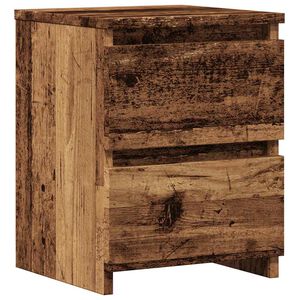 vidaXL Nachttisch Altholz-Optik 30&times;30&times;40 cm Holzwerkstoff