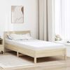 vidaXL Matratze Wei&szlig; 90 x 190 cm Jacquard-Stoff