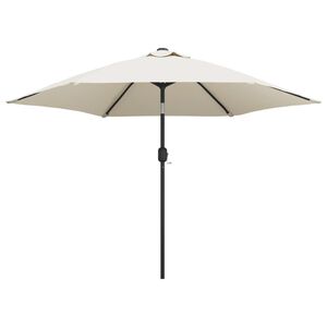 vidaXL Sonnenschirm Sandwei&szlig; 3 m Stahlmast