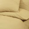 vidaXL Bettw&auml;sche-Set Taupe 200x200 cm Leichte Mikrofaser