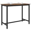 vidaXL Tisch Ger&auml;ucherte Eiche 100 x 50 x 76,5 cm