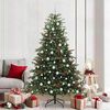 vidaXL K&uuml;nstlicher Weihnachtsbaum mit 300 LEDs mit St&auml;nder Gr&uuml;n 210 cm