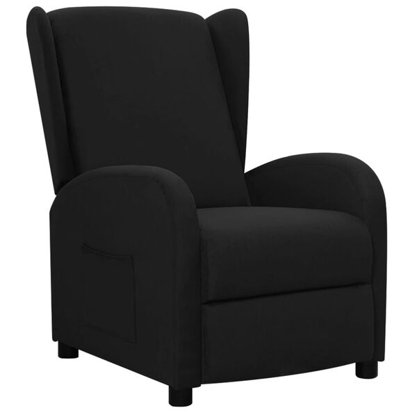 vidaXL Relaxsessel Schwarz Stoff