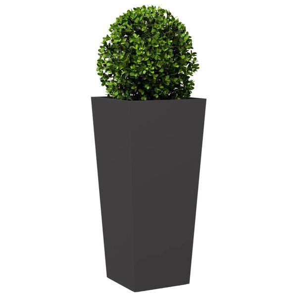 vidaXL Pflanzk&uuml;bel Schwarz 35x35x75 cm Stahl