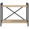 vidaXL B&uuml;cherregal Sonoma-Eiche 60 x 30 x 50 cm Holzwerkstoff