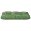 vidaXL Palettenkissen Blattmuster 80x40x12 cm Stoff
