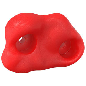 vidaXL Klettergriff 2 pcs Rot 100 x 67 x 43 mm PP