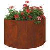 vidaXL Pflanzk&uuml;bel Rostig 90 x 45 x 50 cm Wetterfeststahl