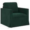 vidaXL Sofa Set 2 pcs Dunkelgr&uuml;n 228 x 78 x 80 cm Samt