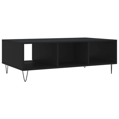 vidaXL Couchtisch Schwarz 104x60x35 cm Holzwerkstoff