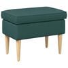 vidaXL Hocker Dunkelgr&uuml;n 55 x 35 x 41 cm