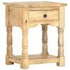 vidaXL Nachttisch 40 x 35 x 50 cm Mango Massivholz