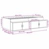 vidaXL Bettrahmen mit Schubladen Altholz 70 x 190 cm Holzwerkstoff
