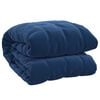 vidaXL Gewichtsdecke Blau 220x230 cm 15 kg Stoff