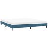 vidaXL Bettgestell ohne Matratze Dunkelblau 200x220 cm Samt