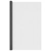vidaXL Fliegengitter Fiberglas 112x1000 cm Schwarz