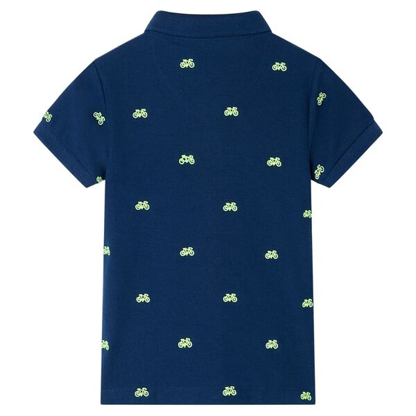Kinder-Poloshirt Marineblau 140