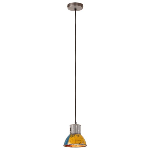 vidaXL H&auml;ngelampe Industrie-Stil 25 W Mehrfarbig Rund 17 cm E27