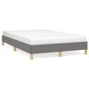 vidaXL Bettgestell ohne Matratze Dunkelgrau 120x200 cm Stoff