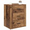 vidaXL Nachttisch mit Schubladen Altholz 35 x 50 x 60 cm Holzwerkstoff