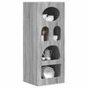 vidaXL Sideboard Graues Sonoma 40 x 35 x 100,5 cm Holzwerkstoff
