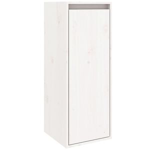 vidaXL Wandschrank Wei&szlig; 30x30x80 cm Massivholz Kiefer