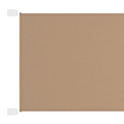 vidaXL Senkrechtmarkise Taupe 250x360 cm Oxford-Gewebe