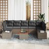 vidaXL Garten-Sofa-Set 8 pcs Grau