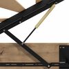 vidaXL Ottoman Bettgestell Artisan-Eiche 193 x 120 x 25 cm