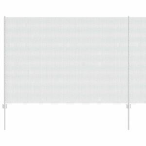 vidaXL Sechseckzaun mit Pfosten 10 x 1,6 m Verzinkter Stahl Silber
