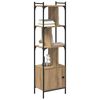 vidaXL B&uuml;cherregal Artisan-Eiche 44,5 x 30 x 154,5 cm Holzwerkstoff