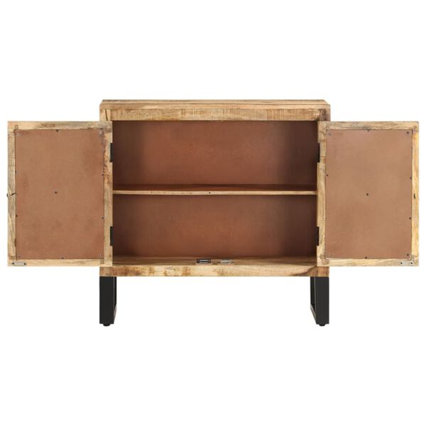 vidaXL Sideboard 80 x 30 x 76 cm Massivholz Mango