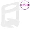 vidaXL Fliesen-Nivelliersystem 500 Keile 2500 Clips 1 mm