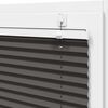 vidaXL Plissee Schwarz 50x200 cm Stoffbreite 49,4 cm Polyester
