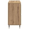 vidaXL Aufbewahrungsschrank 3 pcs Artisan-Eiche 60 x 35 x 70 cm