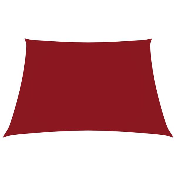 vidaXL Sonnensegel Oxford-Gewebe Quadratisch 4,5x4,5 m Rot
