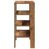 vidaXL Schuhregal Altholz-Optik 61x32x70 cm Holzwerkstoff