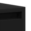 vidaXL Badezimmerschrank Schwarz 60x33x61 cm Holzwerkstoff