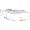 vidaXL Boxspringbettgestell Hellgrau 120x200 cm Stoff