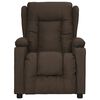 vidaXL Relaxsessel Dunkelbraun Stoff
