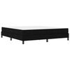 vidaXL Boxspringbett mit Matratze Schwarz 180 x 200 cm Stoff