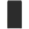 vidaXL Badezimmerschrank Schwarz 60x33x61 cm Holzwerkstoff